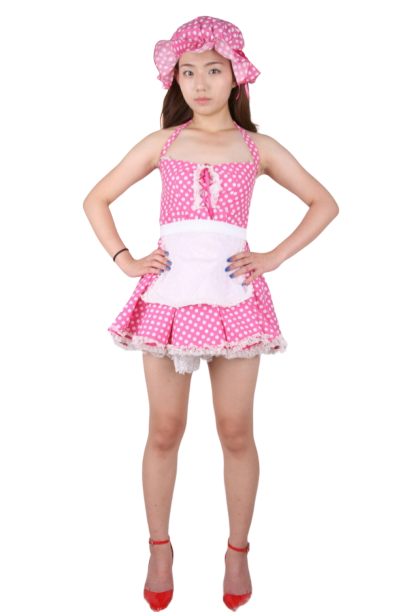 메이드-물방울 핑크