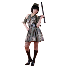 섹시 밀리터리 원피스