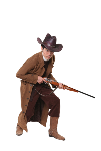 카우보이-고급 갈색 (95~100)