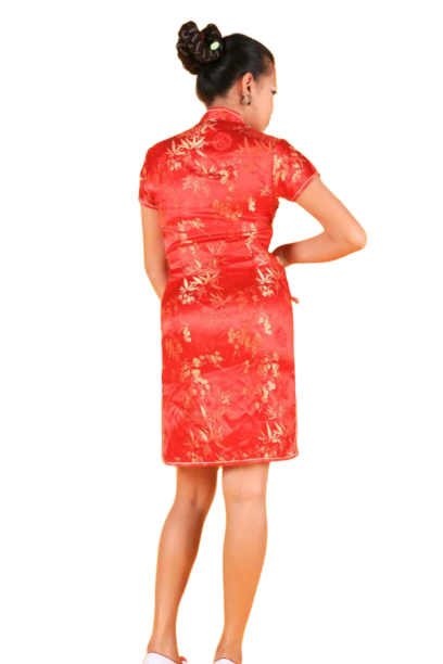 중국-치파오 미니드레스 큐트레드