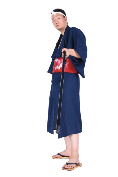 일본-기모노 남 지게꾼