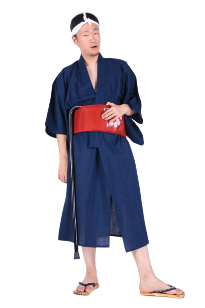 일본-기모노 남 지게꾼