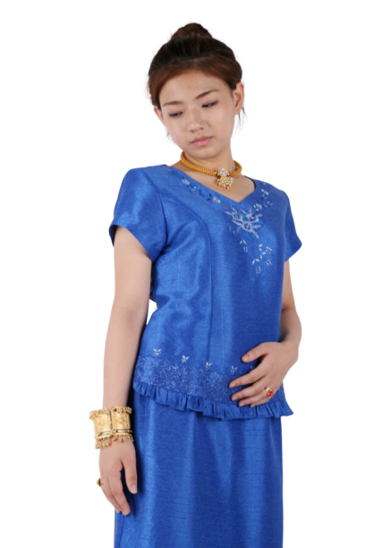 미얀마-여 블루