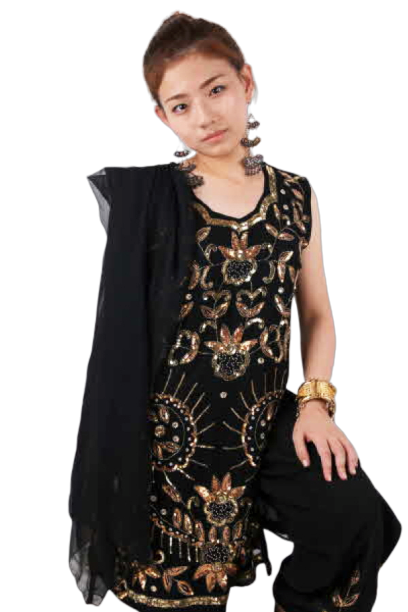 인도-여 골드블랙