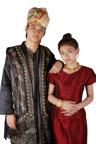 라오스 씬-커플의상1