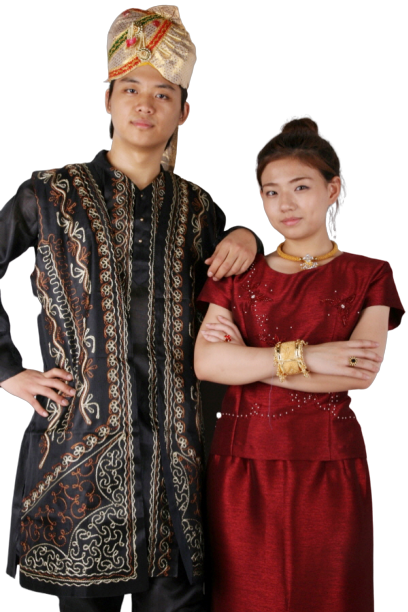 라오스 씬-커플의상1