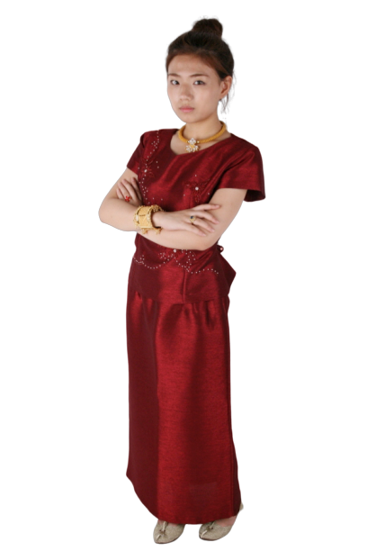 라오스 씬-커플의상1