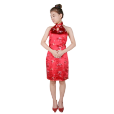 중국-치파오 레드드레스