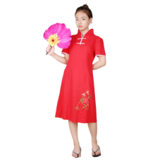 중국-치파오 빨강드레스