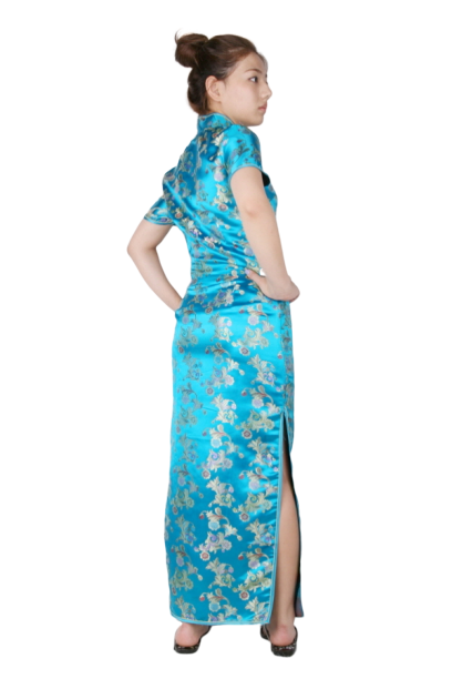 중국-치파오 롱드레스 스카이