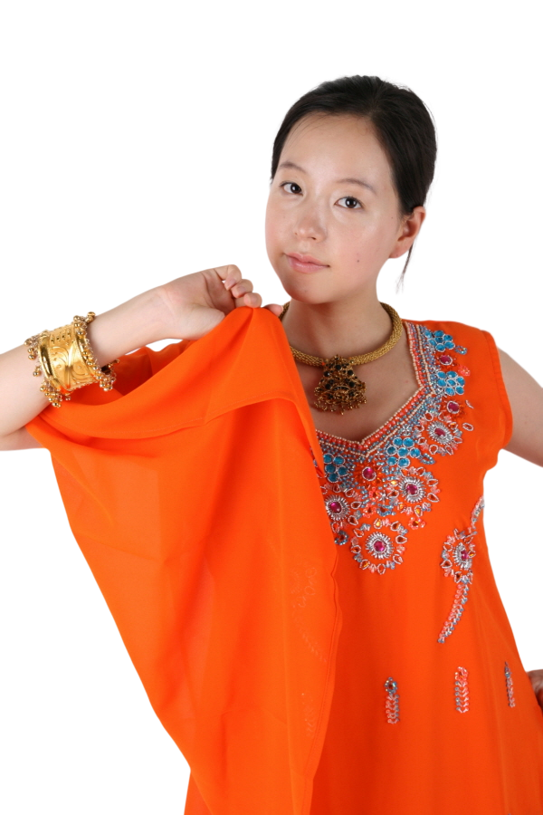 인도-여 비즈 오렌지