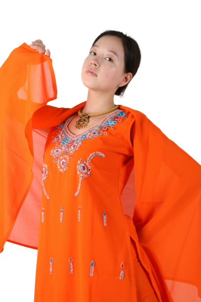 인도-여 비즈 오렌지