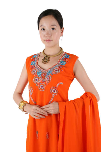 인도-여 비즈 오렌지