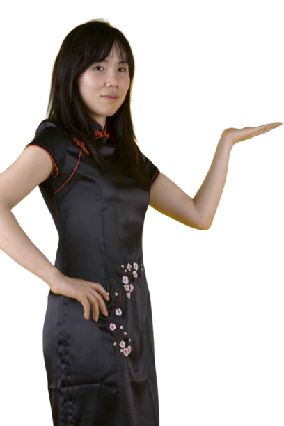 중국-치파오 미니드레스 블랙2