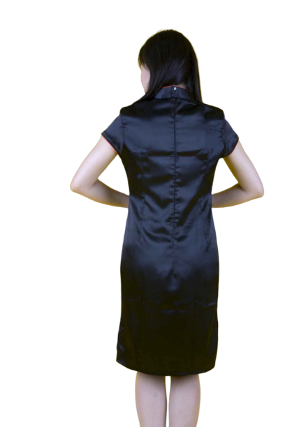 중국-치파오 미니드레스 블랙2