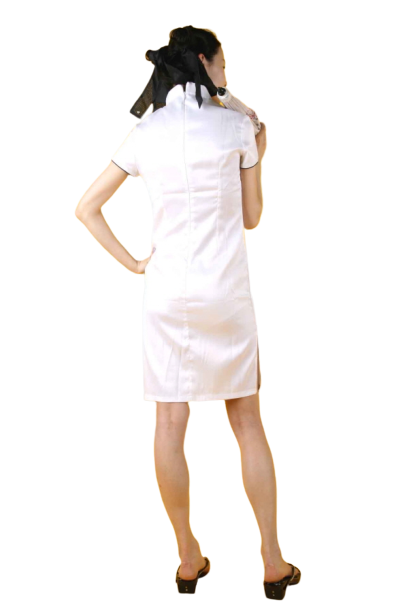 중국-치파오 미니드레스 화이트