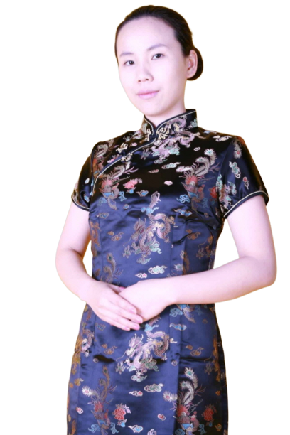 중국-치파오 롱드레스 블랙