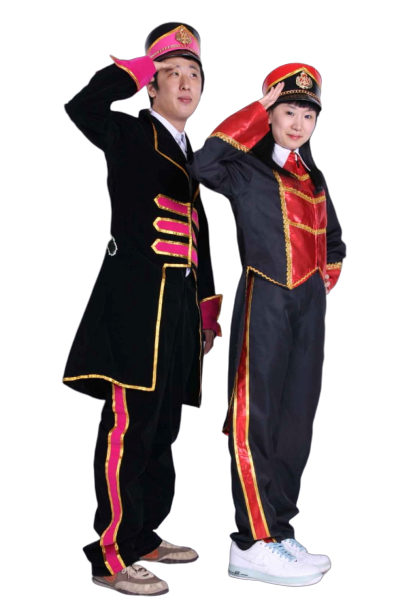 고적대 치어리더 응원복 여- 핑크블랙