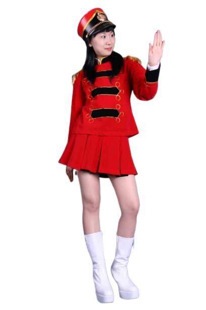 고적대 치어리더 응원복 여- 레드