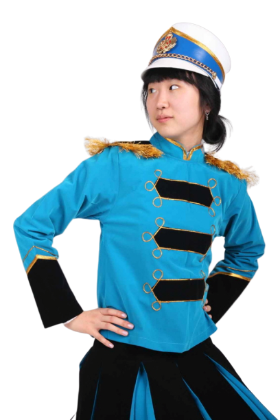 고적대 치어리더 응원복 여- 블루