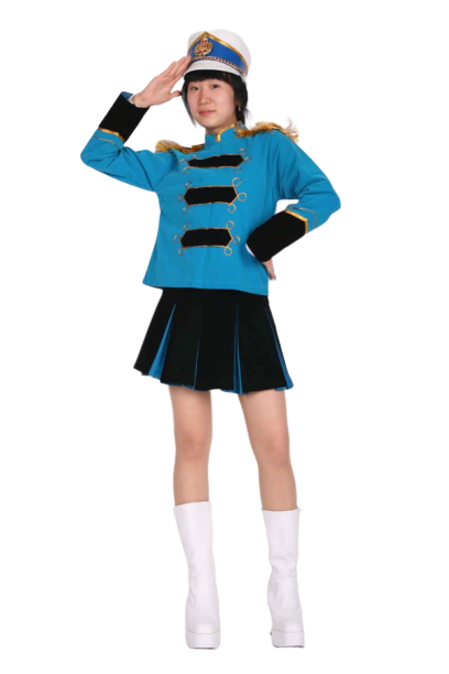 고적대 치어리더 응원복 여- 블루