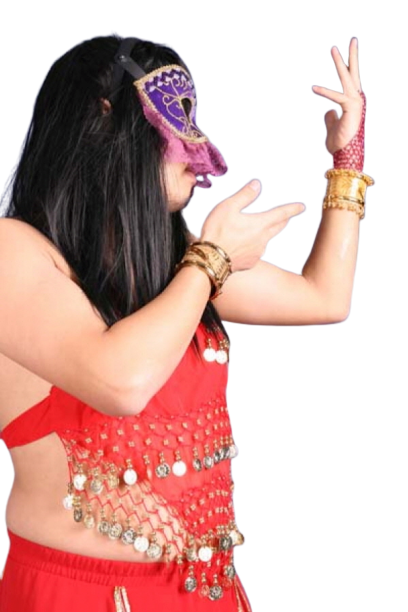 여장 밸리댄스-레드