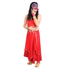 여장 밸리댄스-레드