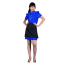 웨이터-여 파랑