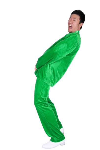 형님.건달-녹색정장