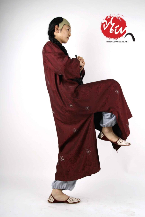 중국-남 붉은원피스