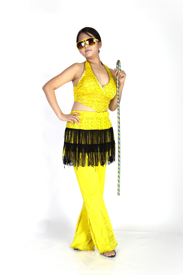 복고 반짝여인-옐로우탑