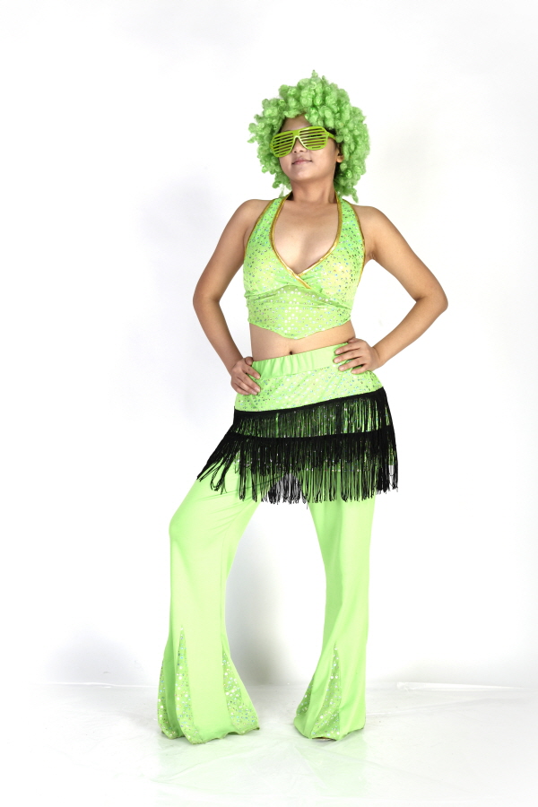 복고 반짝여인-그린탑