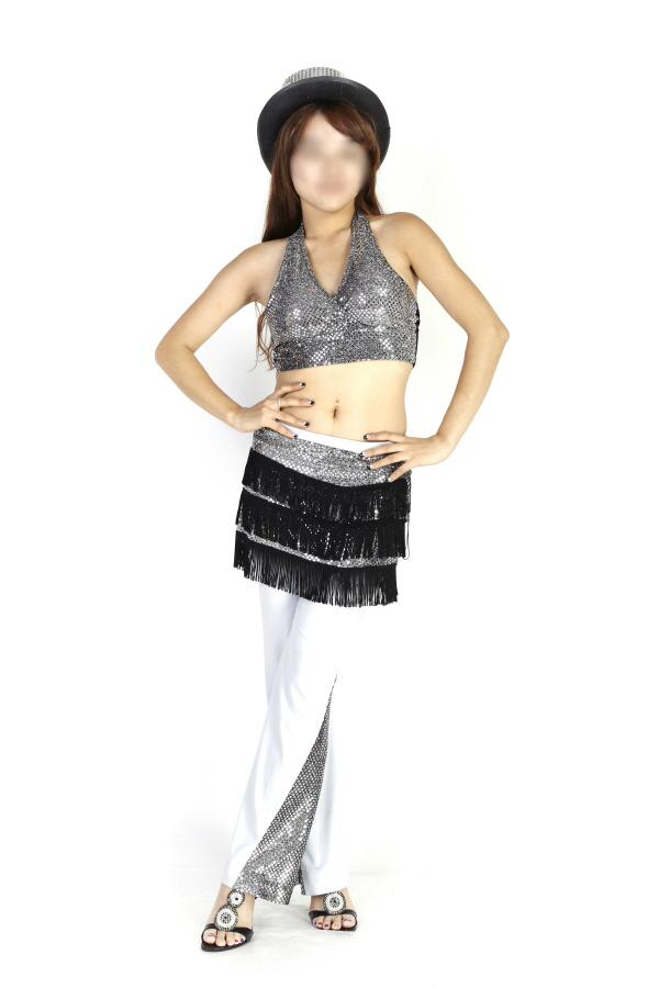 복고 반짝여인-실버탑