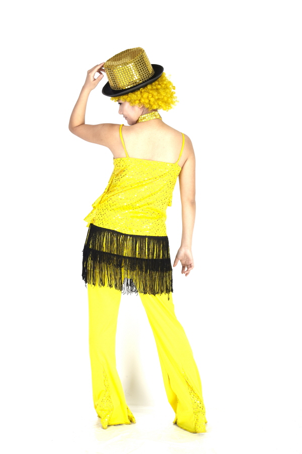 복고 반짝여인-옐로프릴