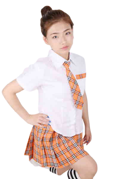 교복 하복-오렌지