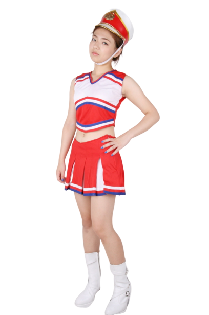 치어리더 - 레드화이트