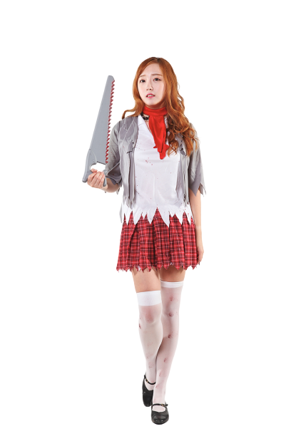 피묻은 교복소녀