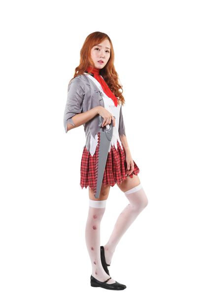 피묻은 교복소녀