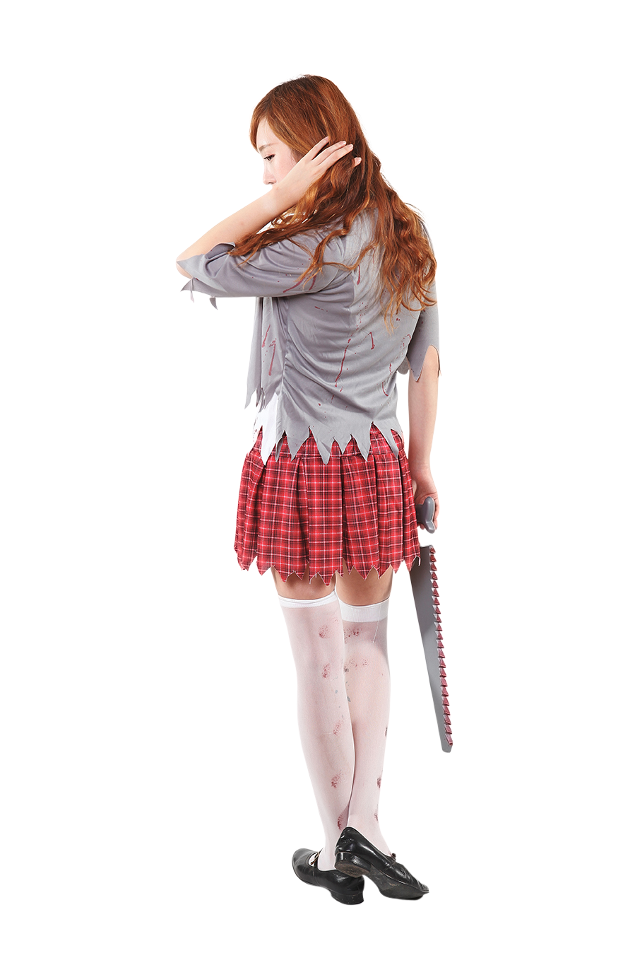 피묻은 교복소녀