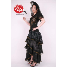 탱고의상-여 블랙