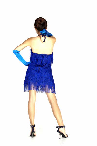 블루 숄 댄스의상