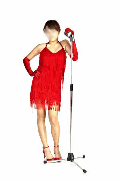 레드 숄 댄스의상