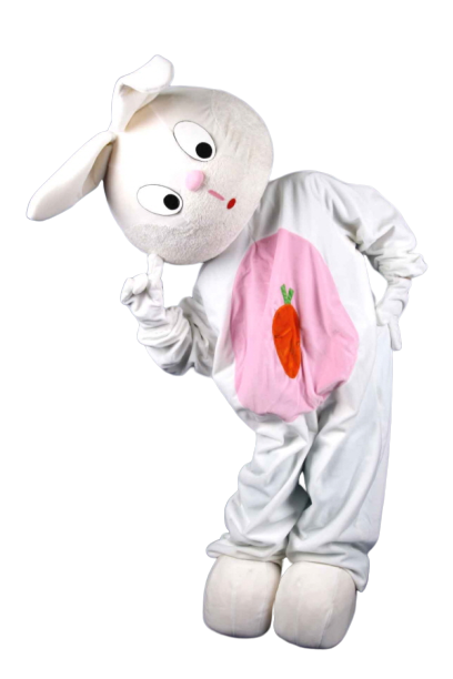 당근 토끼 탈인형