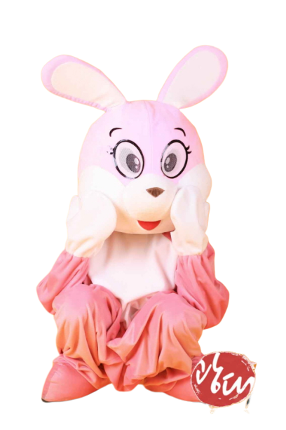 핑크토끼 탈인형