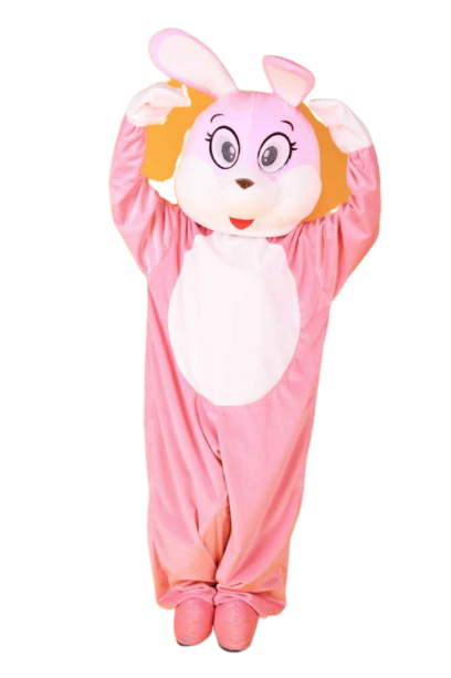 핑크토끼 탈인형