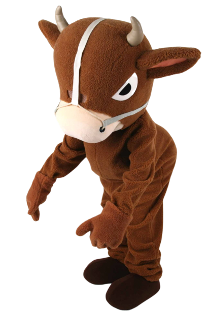 기운센 황소 탈인형