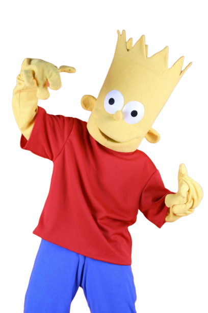 노란 사람 탈인형