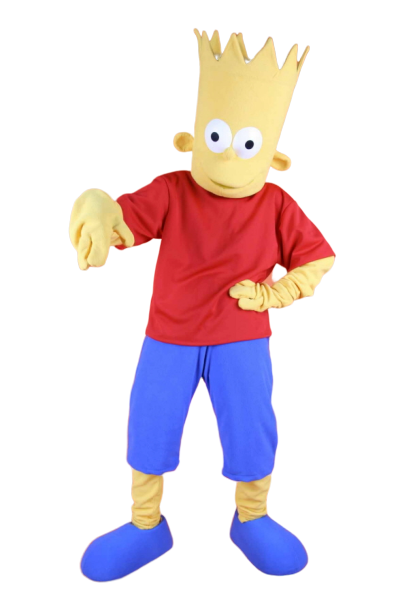 노란 사람 탈인형