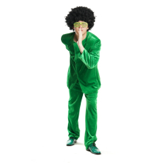 복고 댄스복-그린