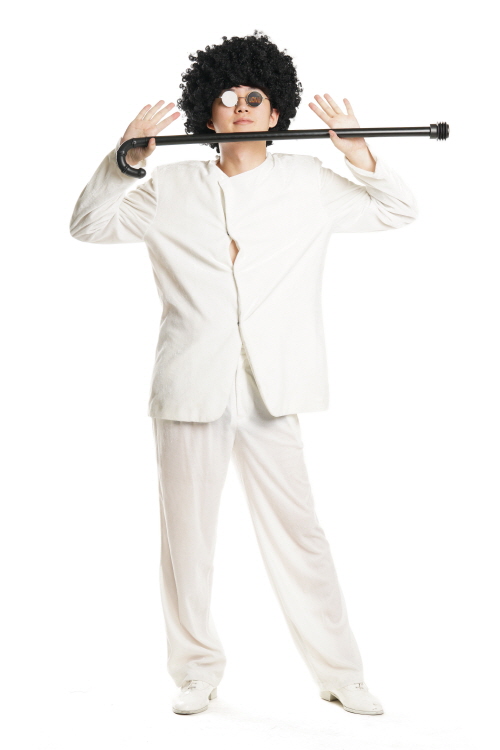 복고 댄스복-화이트